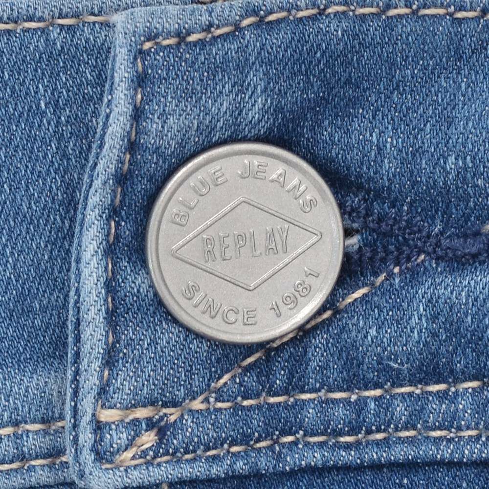 リプレイREPLAYメンズジーンズANBASSHYPERFLEXX.L.I.T.E.RE-USEDライトブルーハイパーフレックスリユーズドスリムフィットアンバス国内正規品イタリアブランド