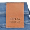 リプレイREPLAYメンズジーンズANBASSHYPERFLEXX.L.I.T.E.RE-USEDライトブルーハイパーフレックスリユーズドスリムフィットアンバス国内正規品イタリアブランド