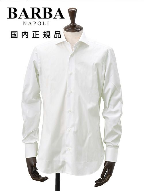 バルバ BARBA ドレスシャツ メンズ L1U13P01 セミワイドスプリット