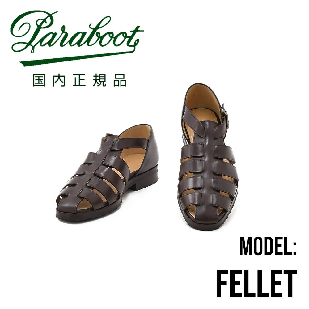 PARABOOT パラブーツ 国内正規品フェレット メンズ レザーサンダル 