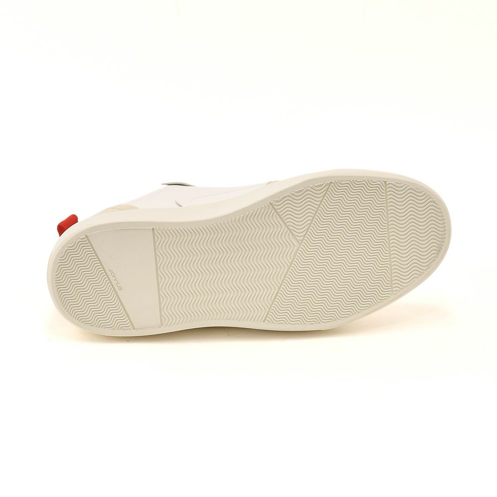 ブロックス79BLOCKS79スニーカーメンズレースアップシューズAMIKモデルグログランテープブランドアイコンホワイト×レッドスムースレザーゴムソールサスティナブル国内正規品でらでら公式ブランド