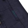 ベルウィッチBERWICHテーパードパンツメンズモレッロJMORELLOリネンコットンストレッチネイビー紺ノープリーツ3点留めフロントガーメントダイブランドロゴ刺繍国内正規品でらでら公式ブランド