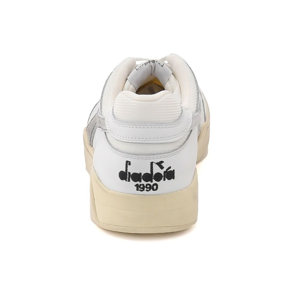 【preSALE!20%off】ディアドラヘリテージDiadoraHeritageレザースニーカーメンズローカットシューズB.560USEDホワイト×グレーパンチング国内正規品でらでら公式ブランド