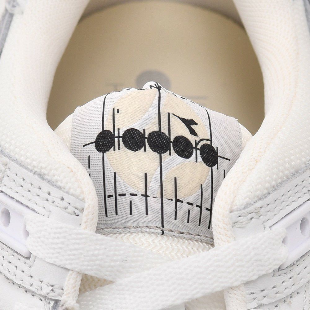 【preSALE!20%off】ディアドラヘリテージDiadoraHeritageレザースニーカーメンズローカットシューズB.560USEDホワイト×グレーパンチング国内正規品でらでら公式ブランド