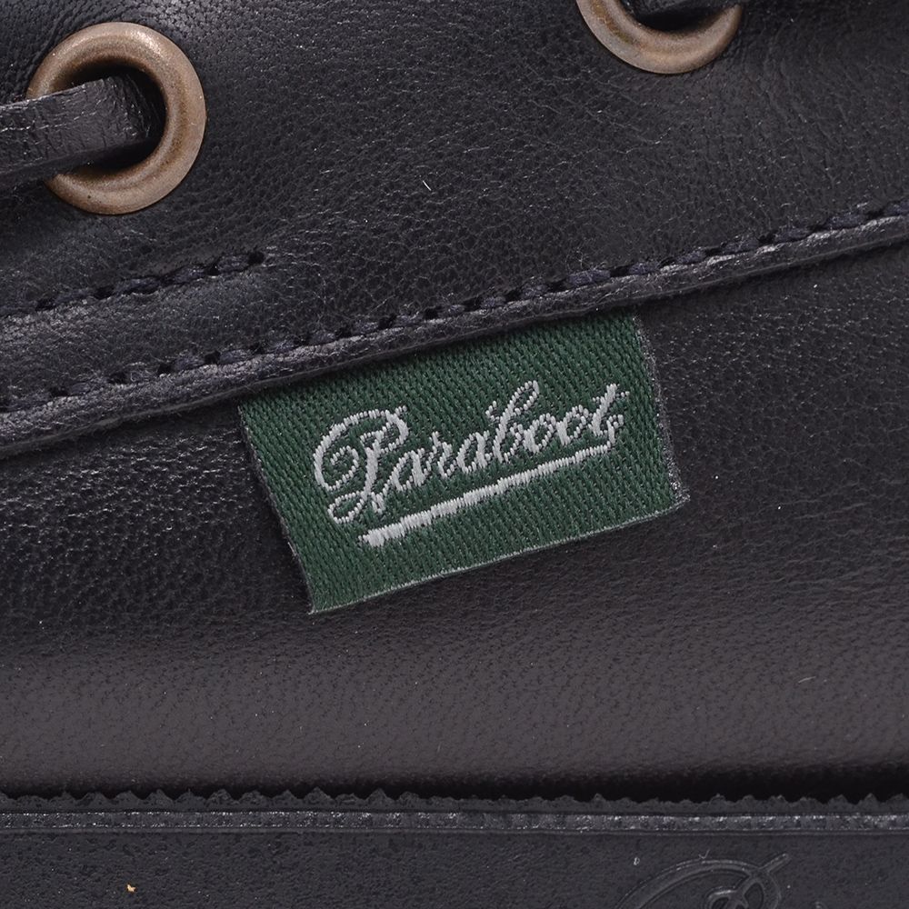 パラブーツPARABOOTデッキシューズメンズBARTHバースブラック黒MARINEソールオイルドレザースリッポンブレイク製法国内正規品でらでら公式ブランド