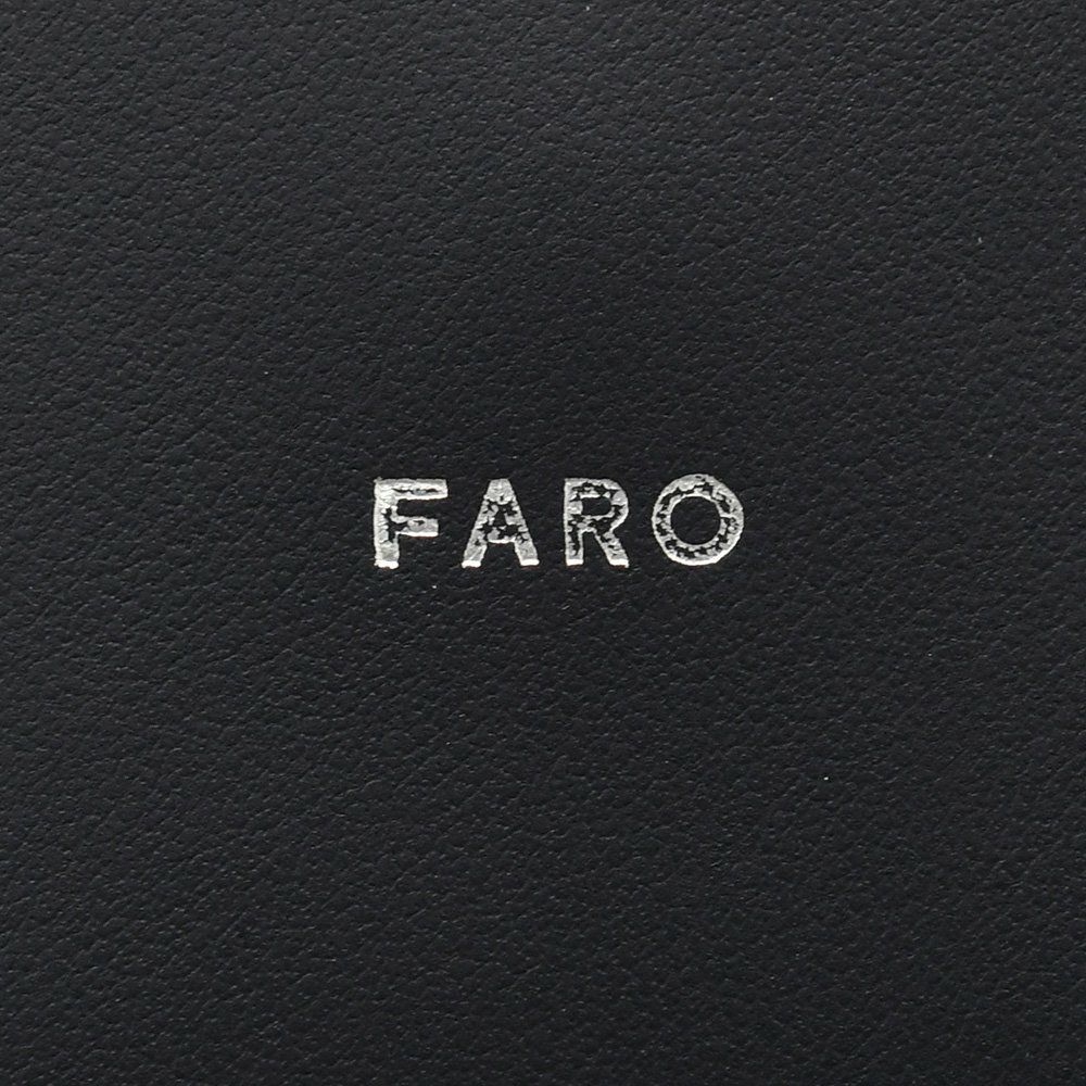 ファーロFAROバックパックメンズスムースカーフレザーブラック黒フラップマグネット開閉式ブランドロゴデザイン男女兼用ハンドル付き国内正規品でらでら公式ブランド
