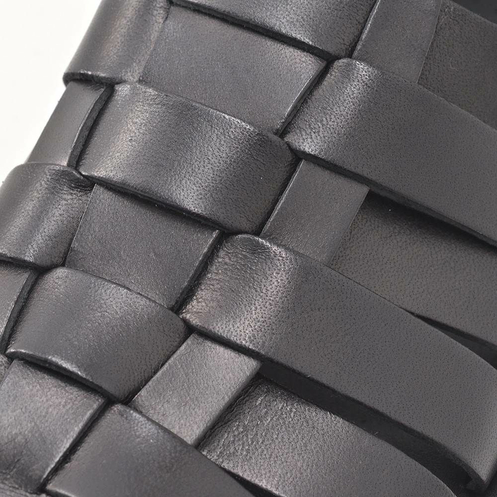 プレディビーノPREDIBINOグルカサンダルメンズバケッタレザー1902モデルブラック黒調節ストラップタイプフッドベットインソールイタリア製でらでら公式ブランド