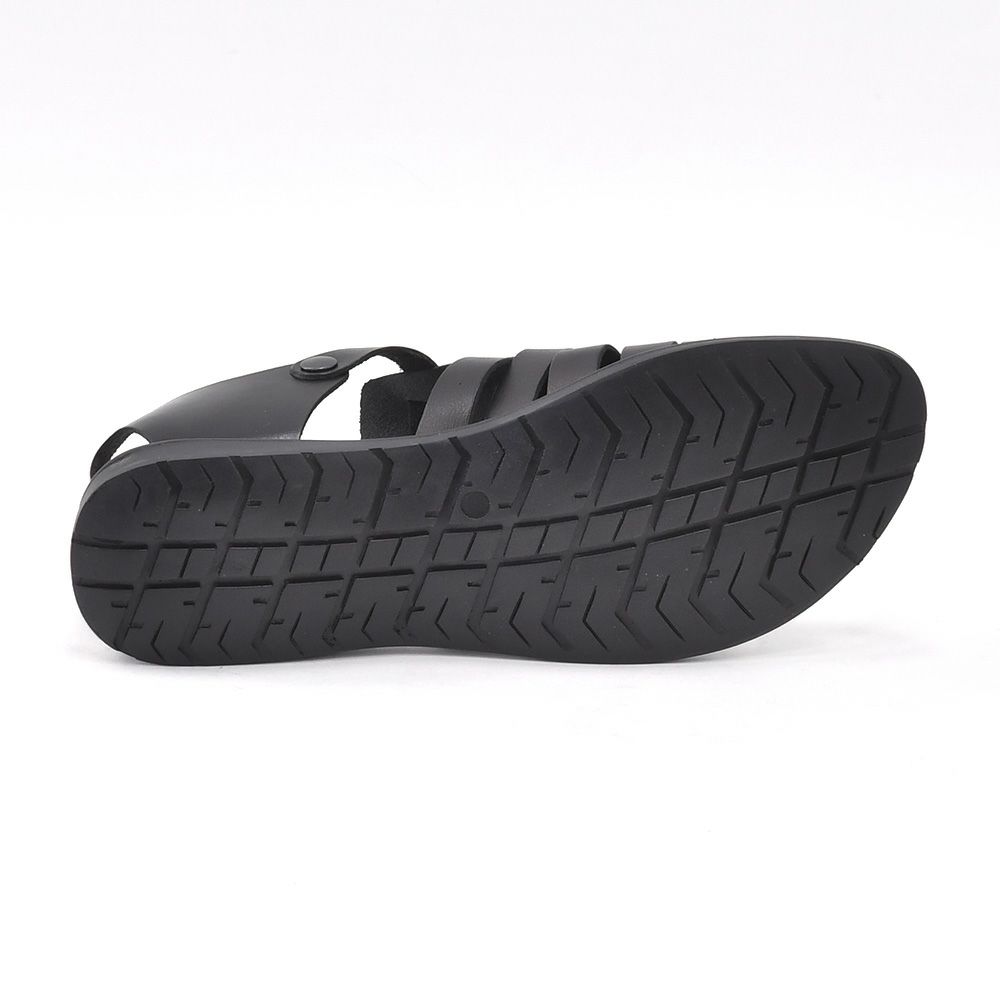 プレディビーノPREDIBINOグルカサンダルメンズバケッタレザー1902モデルブラック黒調節ストラップタイプフッドベットインソールイタリア製でらでら公式ブランド