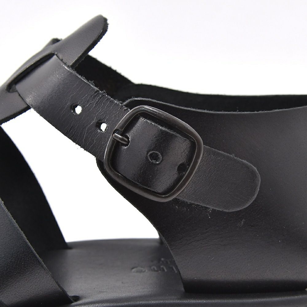 プレディビーノPREDIBINOグルカサンダルメンズバケッタレザー1902モデルブラック黒調節ストラップタイプフッドベットインソールイタリア製でらでら公式ブランド