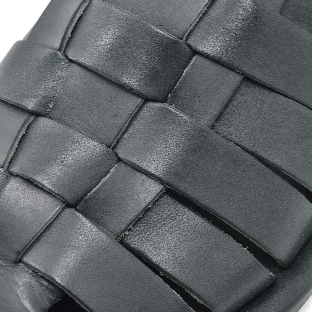 プレディビーノPREDIBINOグルカサンダルメンズバケッタレザー1902モデルダークグレー調節ストラップタイプフッドベットインソールイタリア製でらでら公式ブランド