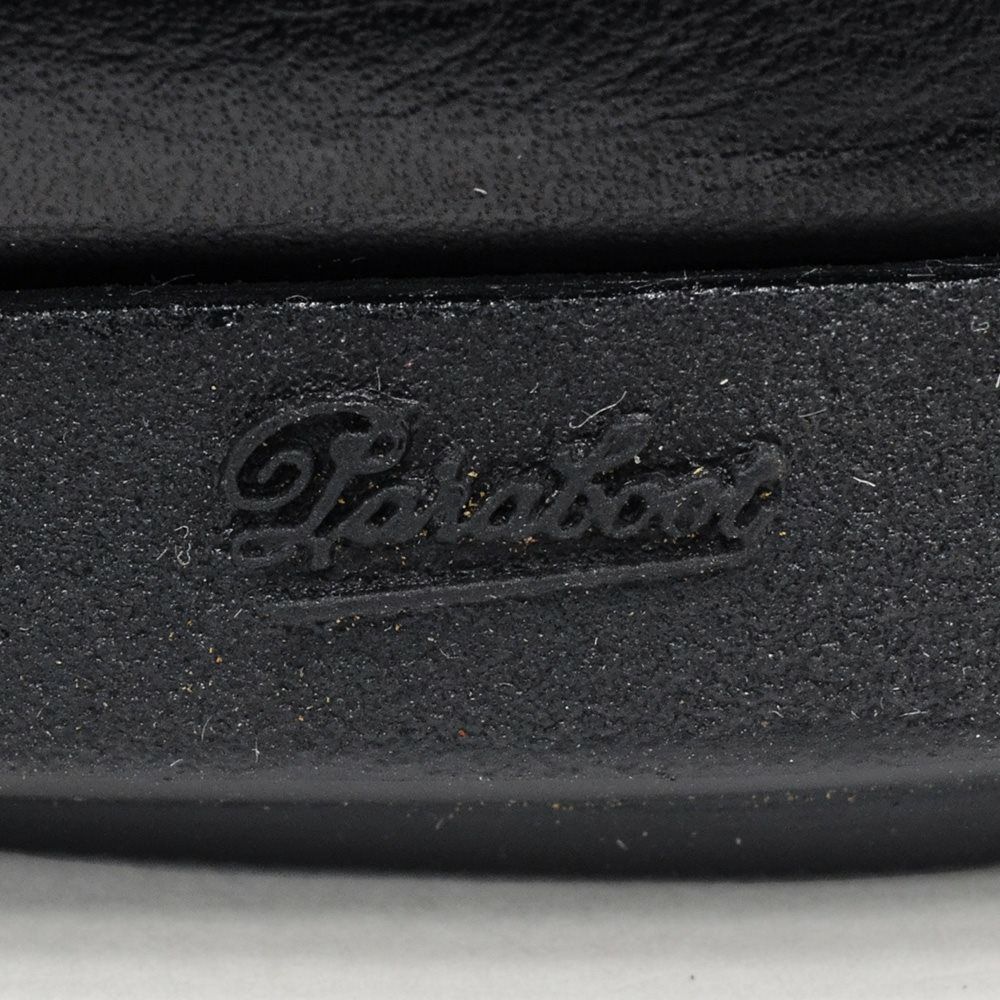 パラブーツ国内正規品黒しぼ揉み革タイプPARABOOTANVERSアンヴァースブラックレザースニーカーソール仕様のレザースリッポン