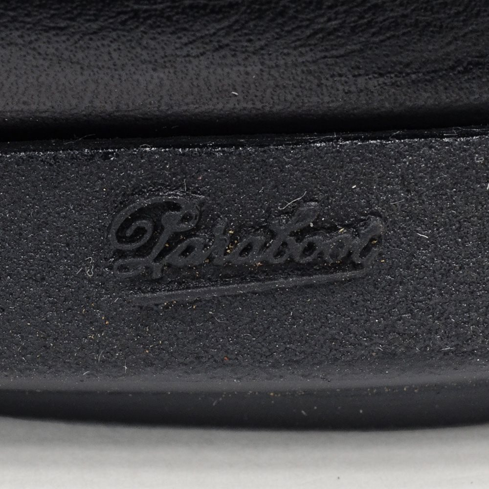 パラブーツ国内正規品黒しぼ揉み革タイプPARABOOTANVERSアンヴァースブラックレザースニーカーソール仕様のレザースリッポン