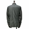 バルバBARBAドレスシャツメンズブロード生地I1U13セミワイドスプリットカラーチャコールグレーレギュラーフィットビジネスドレスイタリア製国内正規品でらでら公式ブランド