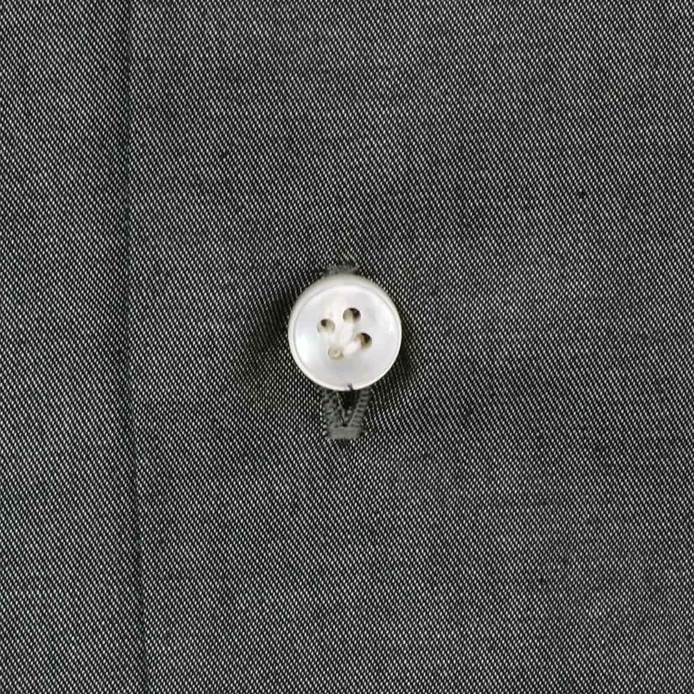 バルバBARBAドレスシャツメンズブロード生地I1U13セミワイドスプリットカラーチャコールグレーレギュラーフィットビジネスドレスイタリア製国内正規品でらでら公式ブランド