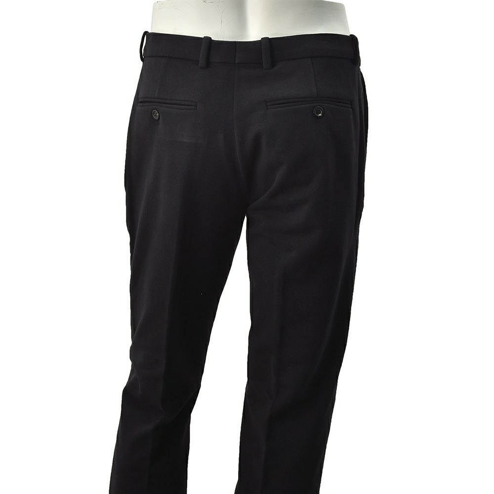 チルコロCIRCOLO1901テーパードパンツメンズノープリーツコットンジャージFELPACHINOブラック黒裏起毛製品染めスウェット生地国内正規品でらでら公式ブランド