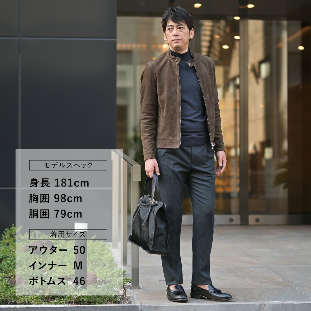 【preSALE!20%off】ブリリアBRIGLIA1949イージースラックスメンズREDAACTIVEレダアクティブテクノウール生地チャコールグレードローコード調節シャーリング仕様テーパードシルエット国内正規品でらでら公式ブランド