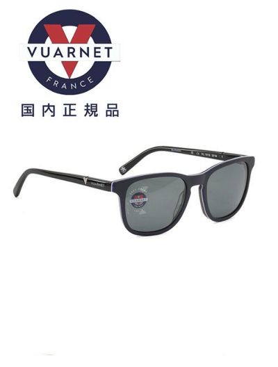 ヴァルネ VUARNET サングラス メンズ DISTRICT VL1622 ブラック＆グレー ウェリントン型 UV100％カット  トリコロールデザイン フランス製 国内正規品 でらでら 公式ブランド | Octet オクテット 名古屋 by林商店 | メンズ通販セレクトショップ