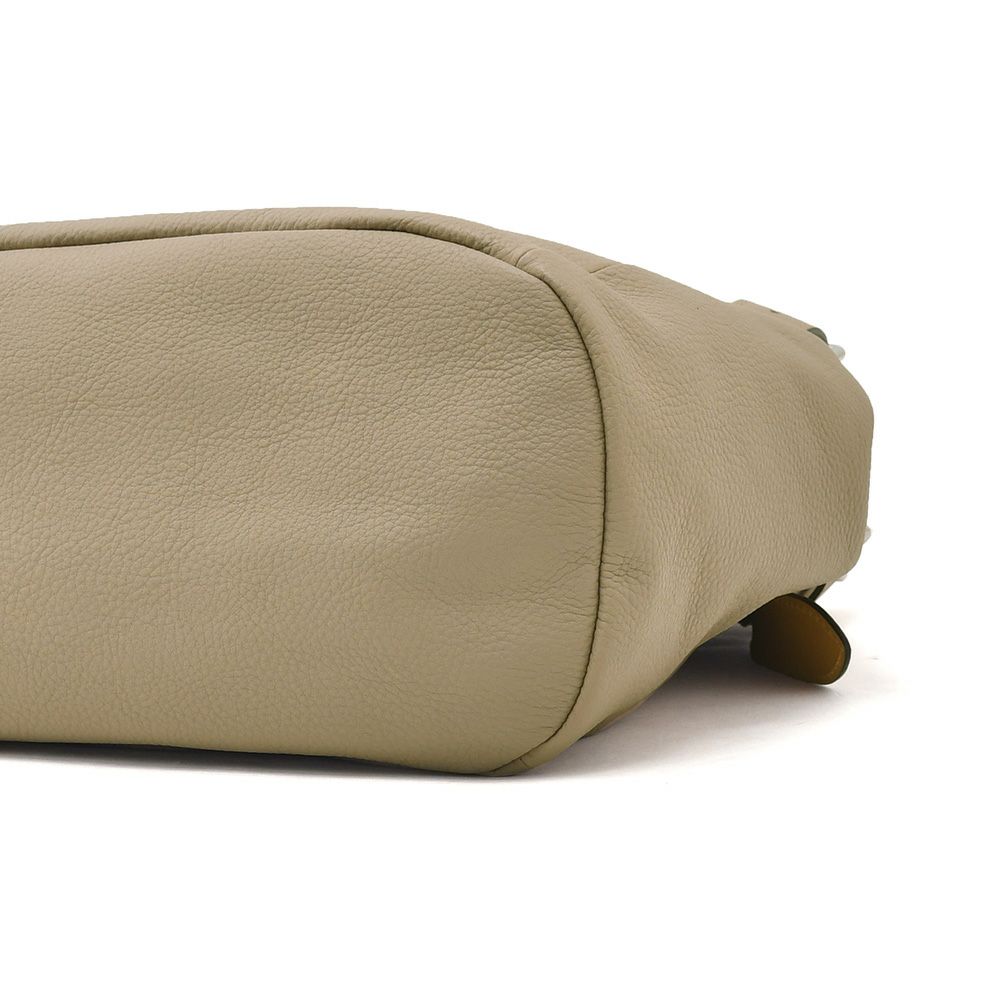 フェリージFelisiトートバッグメンズ17/60/2/LD+DSシュリンクレザーグレージュダブルフェイス変形型マグネット開閉ハンドル調節可能ブランド刻印国内正規品でらでら公式ブランド