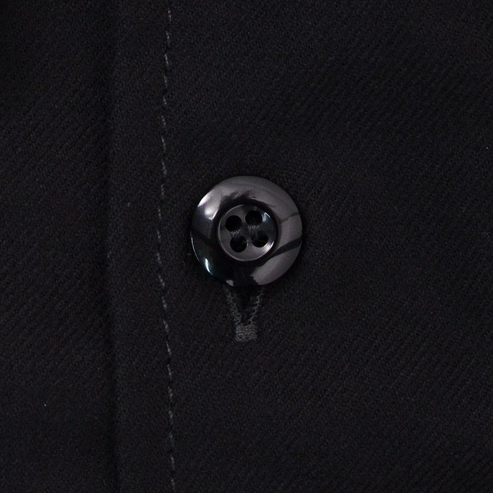 【preSALE!20%off】リプレイREPLAYCPOシャツジャケットメンズコットンブレンドシャツサルトリアーレブラック両胸フラップ付きポケットフレンチフロントボックスシルエット国内正規品でらでら公式ブランド