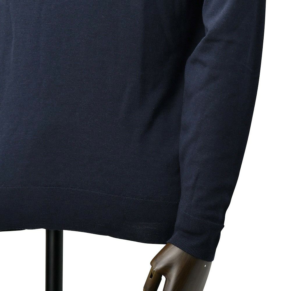 ジョンスメドレーJOHNSMEDLEYモックネックニットメンズKILDAYハイゲージセーターミッドナイト長袖メリノウール30ゲージMODERNFITモダンフィット国内正規品でらでら公式ブランド