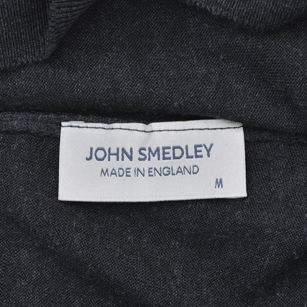 ジョンスメドレーJOHNSMEDLEYタートルネックニットメンズLEVINEハイゲージセーター30Gダークグレー長袖メリノウールMODERNFITモダンフィット国内正規品でらでら公式ブランド