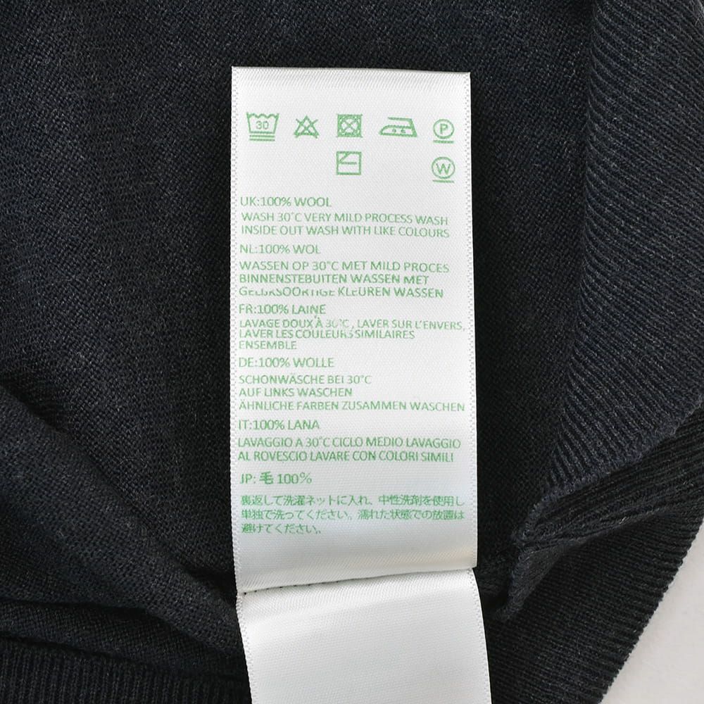 ジョンスメドレーJOHNSMEDLEYモックネックニットメンズKILDAYハイゲージセーターダークグレー長袖メリノウール30ゲージMODERNFITモダンフィット国内正規品でらでら公式ブランド