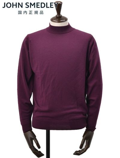 JOHN SMEDLEY ブラック ニットセーター M セール】 □JOHN SMEDLEY MARCUS ウール クルーネックプル