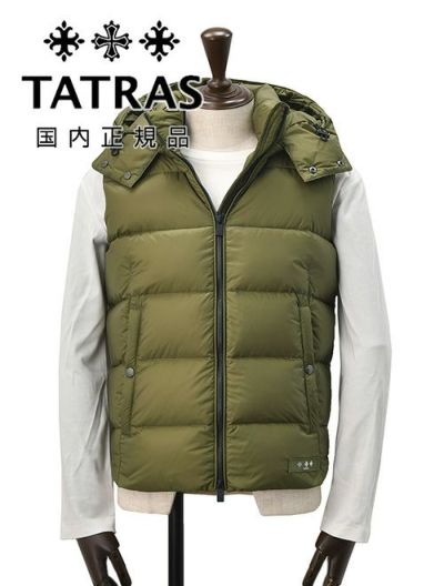 タトラス TATRAS ダウンブルゾン メンズ タロ TARO 袖切替ダウンジャケット ブラック 黒 ハイブリッド型 マットナイロン 胸ポケットデザイン  撥水加工 スリムシルエット 国内正規品 でらでら公式 ブランド | Octet オクテット 名古屋 by林商店 | メンズ通販セレクトショップ