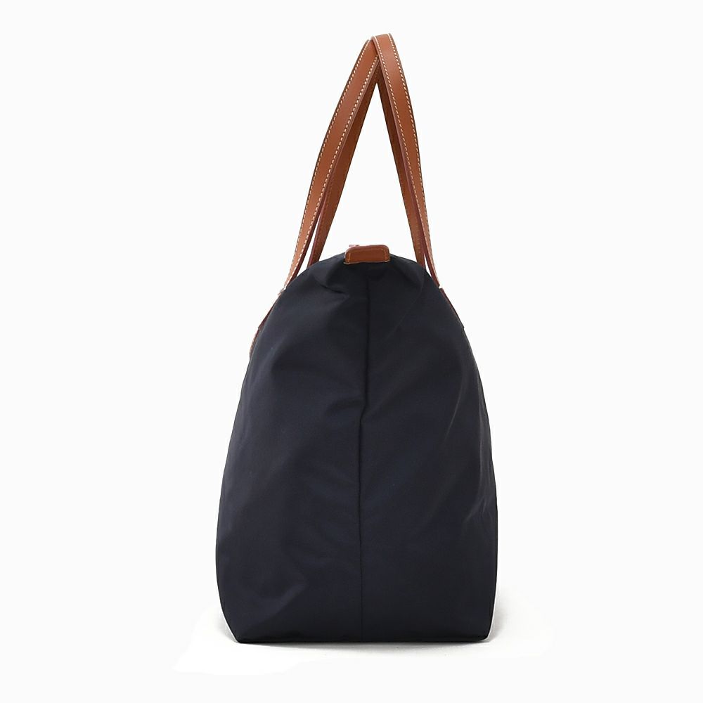 フェリージFELISIトートバッグメンズナイロン×レザー17/26/4/DSネイビーハンドバッグ鞄ブランドロゴデザイン男女兼用ファスナー開閉国内正規品でらでら公式ブランド