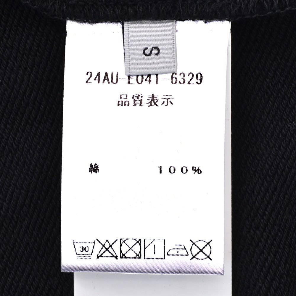 【preSALE!20%off】ヌメロヴェントゥーノN°21長袖トレーナーメンズスウェットシャツブランドロゴプリントブラック黒クルーネック仕様裏パイルラグランスリーブリラックスフィット国内正規品でらでら公式ブランド