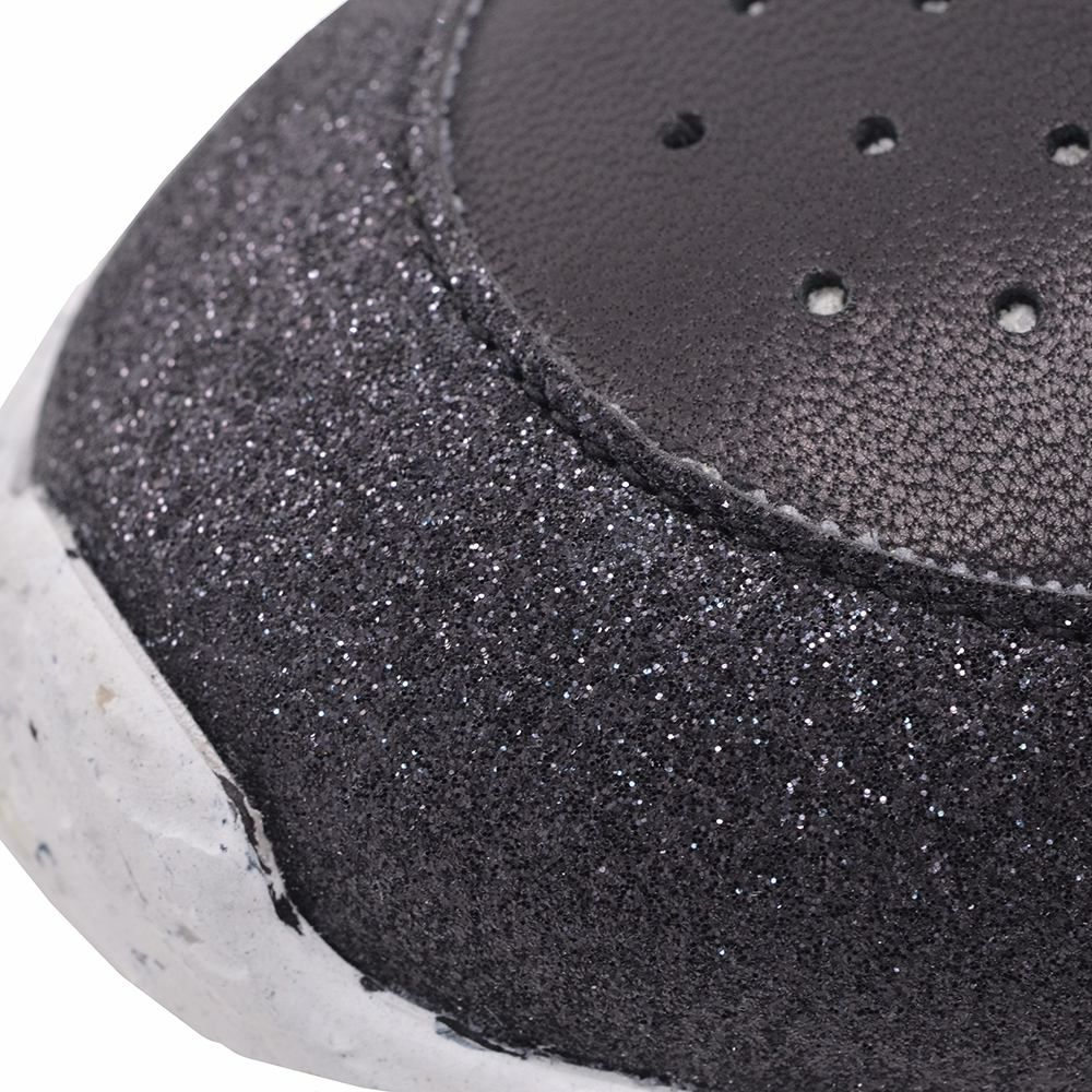 ブロックス79BLOCKS79スニーカーメンズレースアップシューズCOBIモデルナンバリングデザインブラック×蛍光イエローラメパーツスムースレザーEｘtralightソールサスティナブル国内正規品でらでら公式ブランド