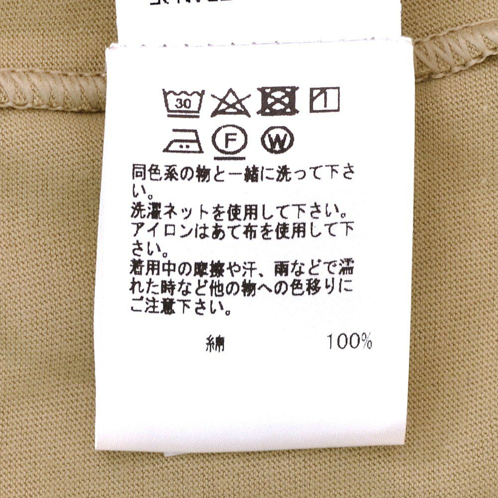 【preSALE!20%off】エラシオELACIOモックネックカットソーメンズ長袖Tシャツコットンスムースジャージーベージュ袖口釦仕様無地デザインレギュラーシルエット国内正規品でらでら公式ブランド