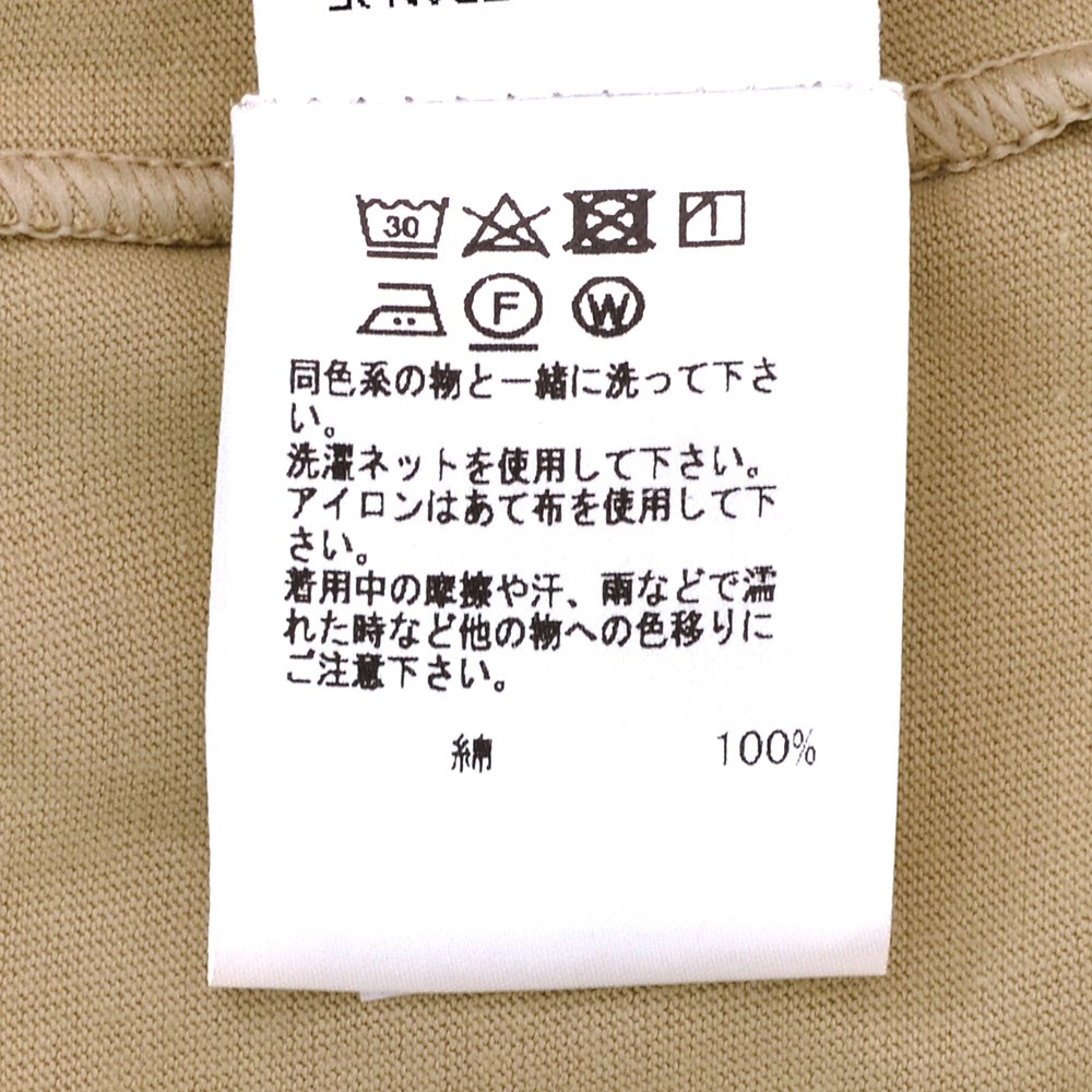 【preSALE!20%off】エラシオELACIOモックネックカットソーメンズ長袖Tシャツコットンスムースジャージーベージュ袖口釦仕様無地デザインレギュラーシルエット国内正規品でらでら公式ブランド