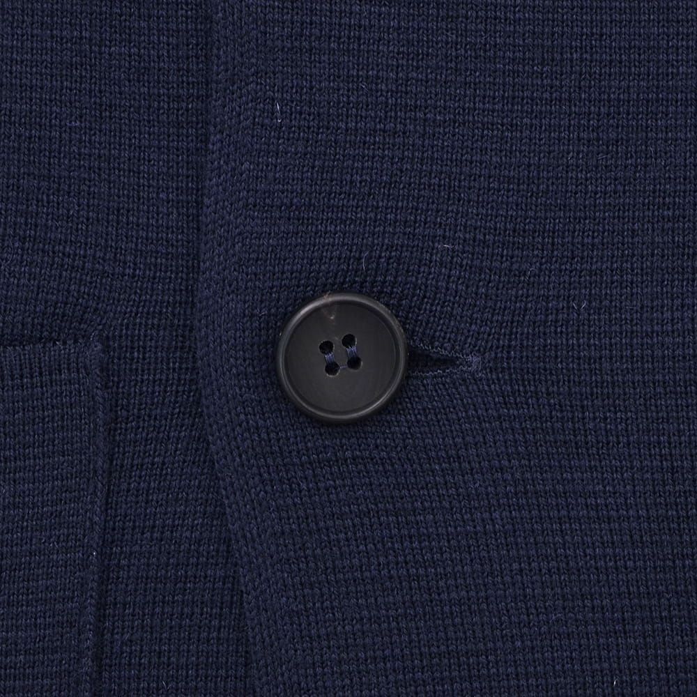 【preSALE!20%off】フィリッポデローレンティスFILIPPODELAURENTIISニットジャケットメンズ6つ釦ダブルブレストエクストラファインメリノウールネイビー紺長袖ノッチドラペルハイゲージカーディガン国内正規品でらでら公式ブランド