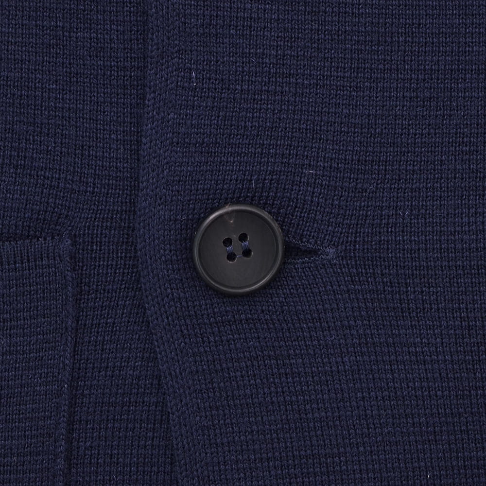 【preSALE!20%off】フィリッポデローレンティスFILIPPODELAURENTIISニットジャケットメンズ6つ釦ダブルブレストエクストラファインメリノウールネイビー紺長袖ノッチドラペルハイゲージカーディガン国内正規品でらでら公式ブランド