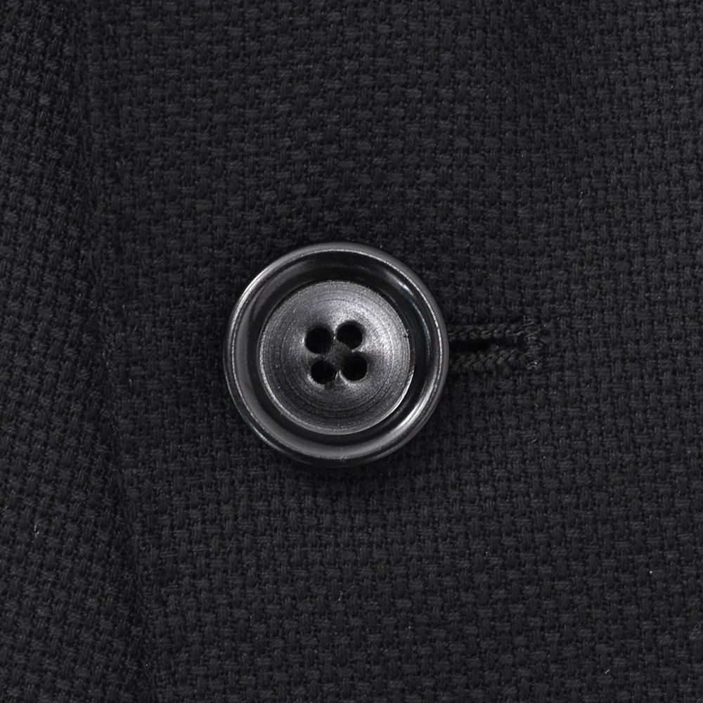 ラルディーニLARDINIハウンドトゥース柄ジャケットメンズ段返り3つ釦ウールブラック黒ブート二エール付アンフィニッシュ袖ボタン付け代金込み国内正規品でらでら公式ブランド