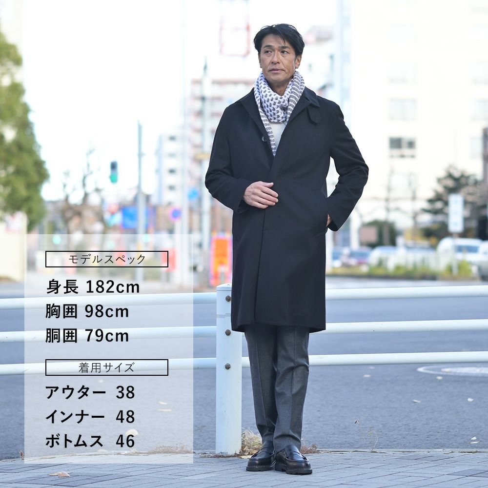 ラルディーニLARDINIウールホップサックジャケットメンズ段返り3つ釦ウールブラック黒ブート二エール付アンフィニッシュ袖ボタン付け代金込み国内正規品でらでら公式ブランド