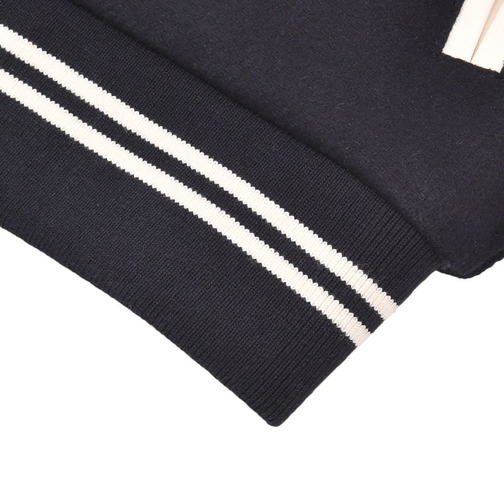 【preSALE!20%off】リプレイREPLAYスタジャンメンズ中綿バーシティージャケットメルトンウール混紡生地異素材切替えデザインネイビー紺レタリングロゴレギュラーフィット国内正規品でらでら公式ブランド