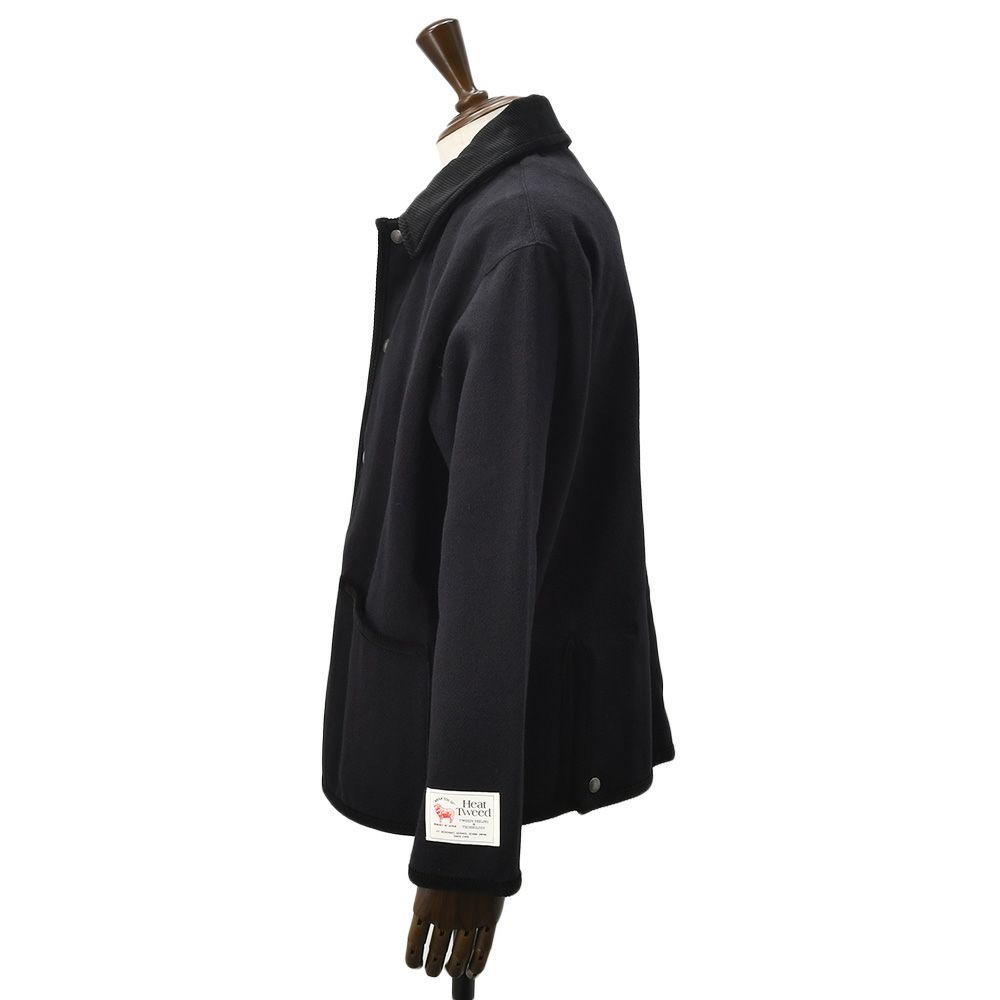 トラディショナルウェザーウェアTraditionalWeatherwearツイードジャケットメンズWAVERLYSTUDSSHORTウェーヴァリーブラックヘリンボーン国内正規品でらでら公式ブランド