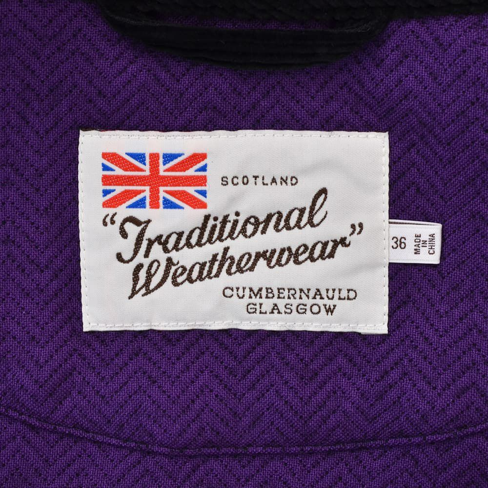 トラディショナルウェザーウェアTraditionalWeatherwearツイードジャケットメンズWAVERLYSTUDSSHORTウェーヴァリーブラックヘリンボーン国内正規品でらでら公式ブランド