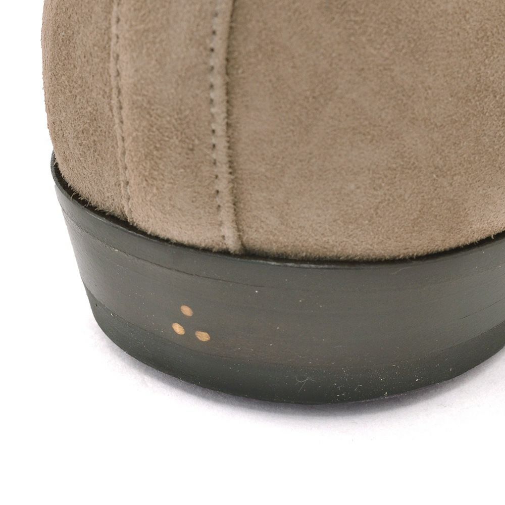 ボードインアンドランジBAUDOIN&LANGEベルジャンシューズメンズSaganモデルクラシックタッセルローファーClassicTasselsグレージュスエードレザー国内正規品でらでら公式ブランド