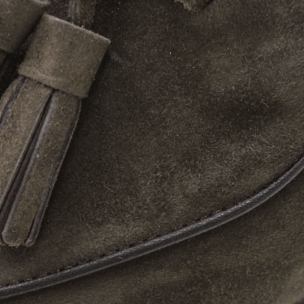 ボードインアンドランジBAUDOIN&LANGEベルジャンシューズメンズSaganモデルクラシックタッセルローファーClassicTasselsダークブラウンスエードレザー国内正規品でらでら公式ブランド