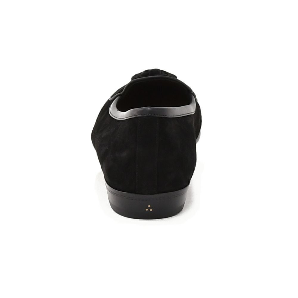 ボードインアンドランジBAUDOIN&LANGEベルジャンシューズメンズSaganモデルクラシックタッセルローファーClassicTasselsブラック黒スエードレザー国内正規品でらでら公式ブランド