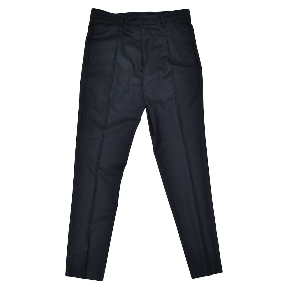 【preSALE!20%off】サンタ二エッロSANTANIELLOシングルスーツメンズセットアップウールナイロンカシミアストレッチV797MFネイビー紺2つ釦シングルジャケット×1プリーツスラックス国内正規品でらでら公式ブランド