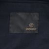 【preSALE!20%off】サンタ二エッロSANTANIELLOシングルスーツメンズセットアップウールナイロンカシミアストレッチV797MFネイビー紺2つ釦シングルジャケット×1プリーツスラックス国内正規品でらでら公式ブランド