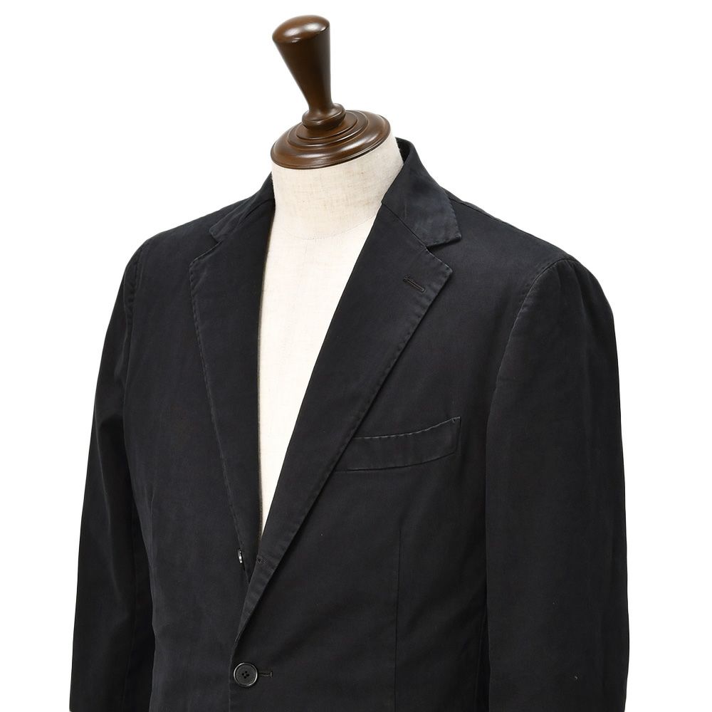 【preSALE!20%off】サンタ二エッロSANTANIELLOシングルスーツメンズセットアップストレッチコットンツイルVL799MFブラック黒段返り3つ釦シングルジャケット×1プリーツスラックス国内正規品でらでら公式ブランド