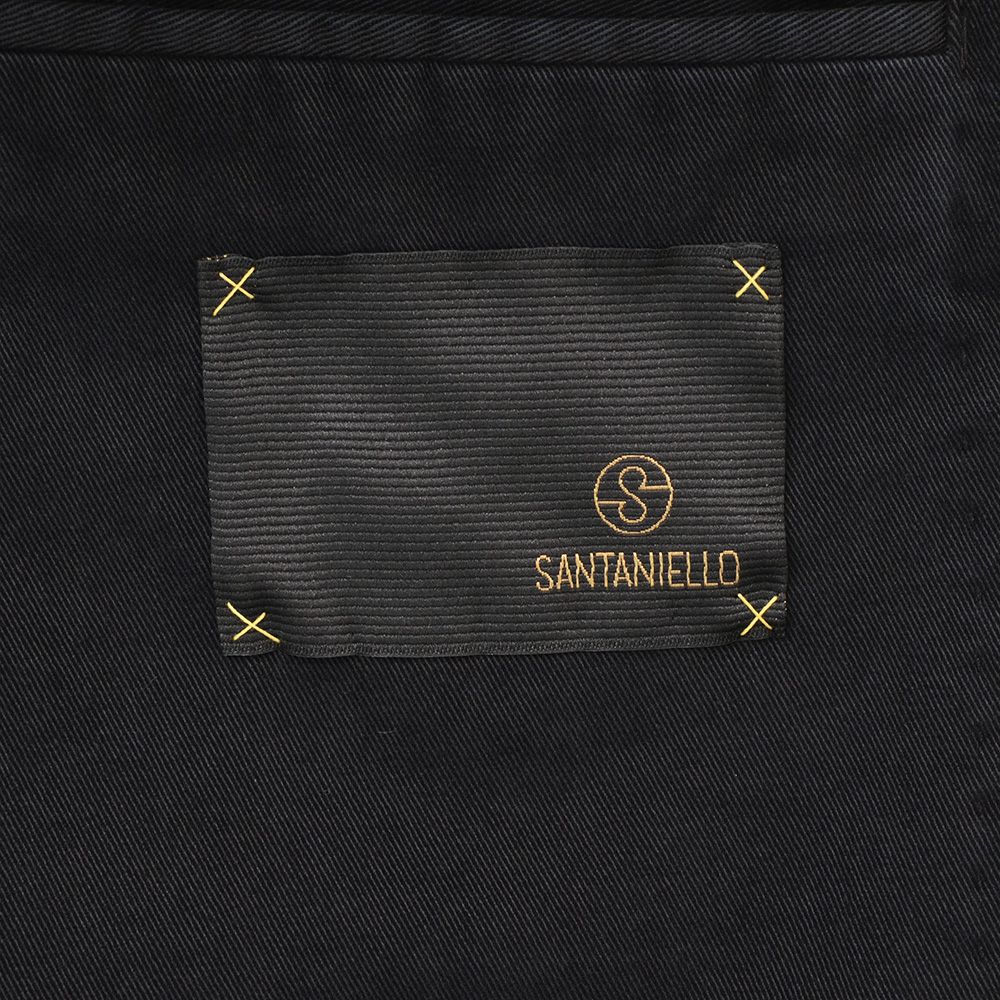 【preSALE!20%off】サンタ二エッロSANTANIELLOシングルスーツメンズセットアップストレッチコットンツイルVL799MFブラック黒段返り3つ釦シングルジャケット×1プリーツスラックス国内正規品でらでら公式ブランド