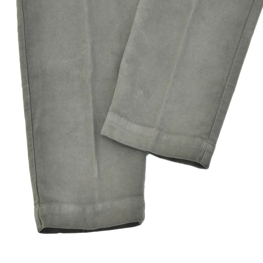 【preSALE!20%off】アントレアミENTREAMISコットンパンツモールスキンメンズ8188モデルダークグレークロップド丈スリムテーパードシルエットストレッチ国内正規品でらでら公式ブランド