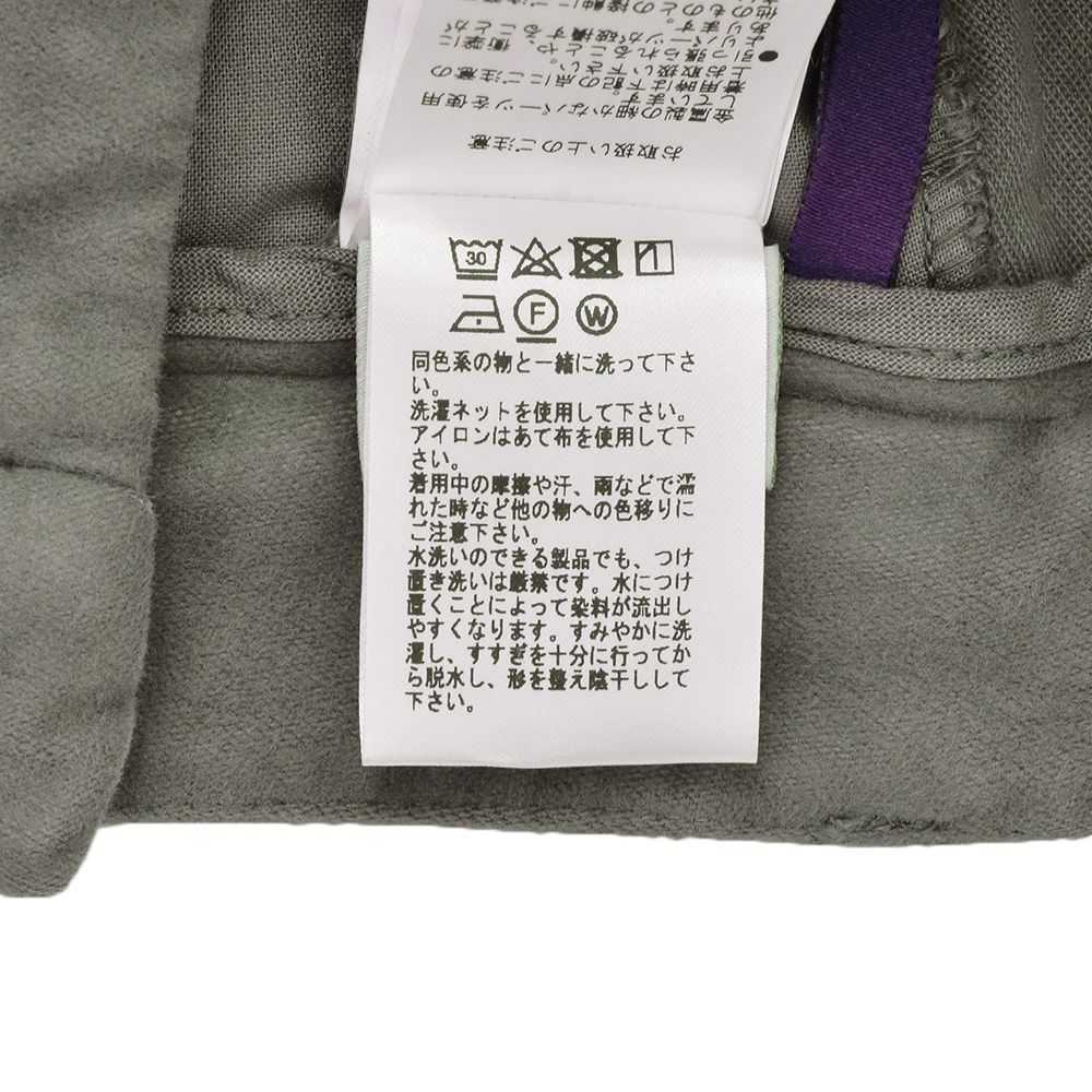 【preSALE!20%off】アントレアミENTREAMISコットンパンツモールスキンメンズ8188モデルダークグレークロップド丈スリムテーパードシルエットストレッチ国内正規品でらでら公式ブランド