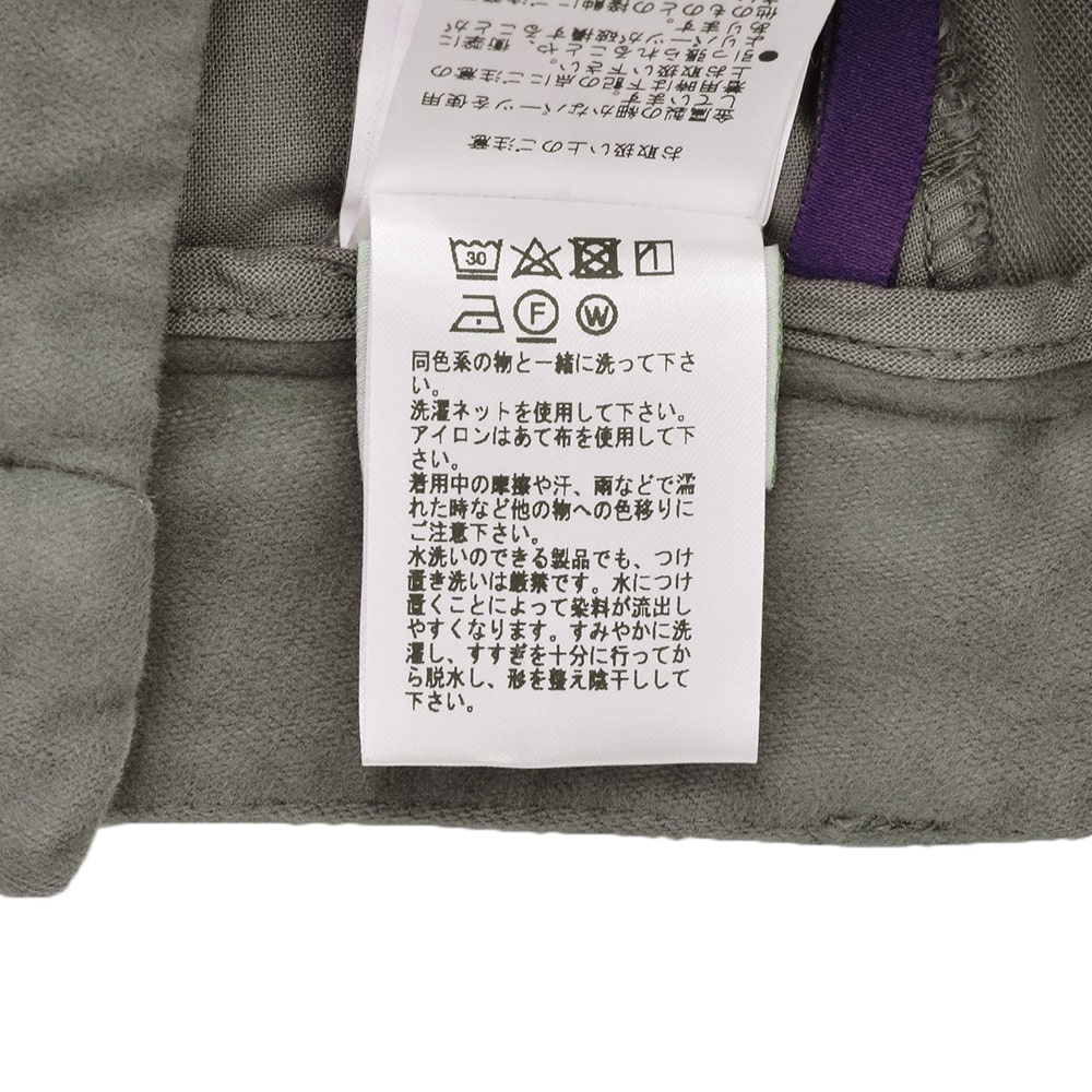 【preSALE!20%off】アントレアミENTREAMISコットンパンツモールスキンメンズ8188モデルダークグレークロップド丈スリムテーパードシルエットストレッチ国内正規品でらでら公式ブランド